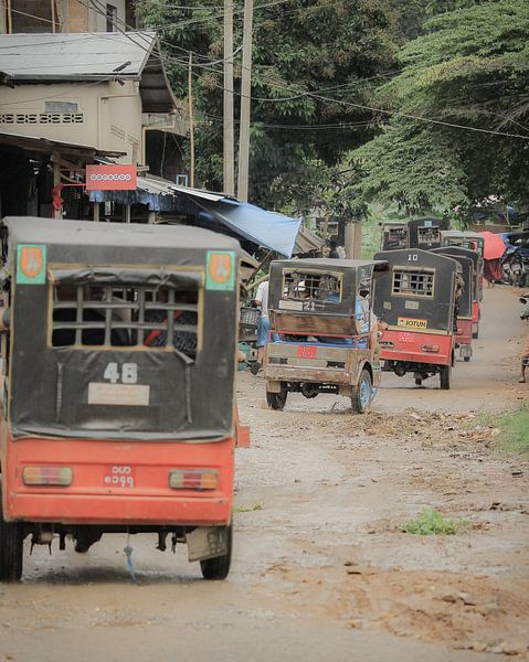 Street in Myanmar by Phil Buckley