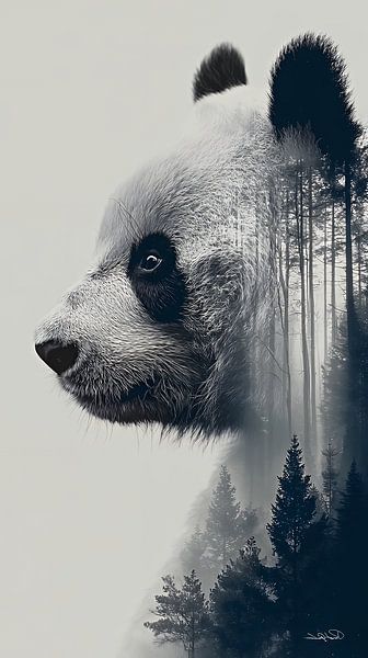Pandabeer / Pandabeertje van Gelissen Artworks
