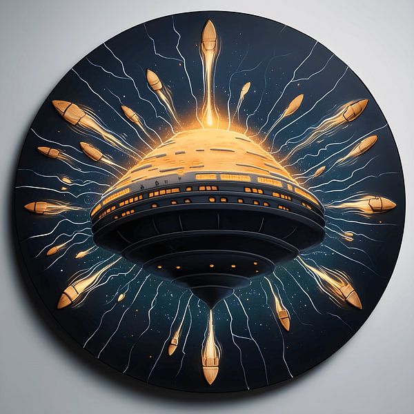 Exodus of the celestials by Vythryd Arts