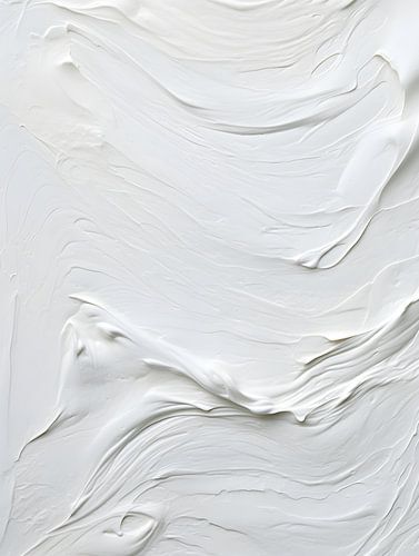 Flowing white structures in oil