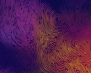 Vortex | Übergang von Violett zu Orange