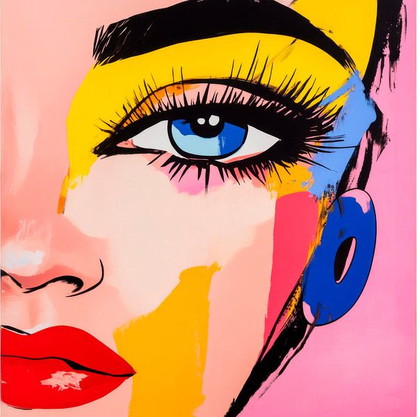 Bunte Augenblicke der Schönheit von Poster Art Shop