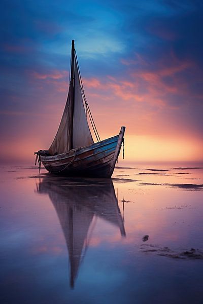 Boot romantiek van fernlichtsicht