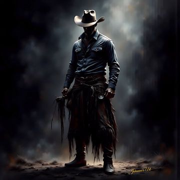 Country & Western - Cowboy des pistes cachées sur Johannas Art Creations