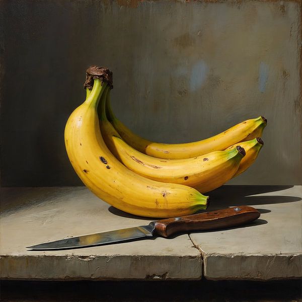 Stilleven met Bananen van The Nudes Gallery