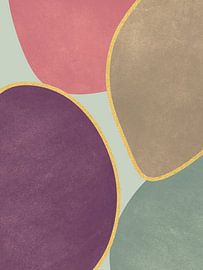 Soft Gold Shapes by Bilge Paksoylu