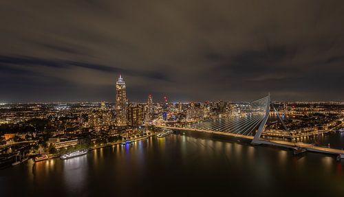 Rotterdam bei Nacht von Klazina van den Herik