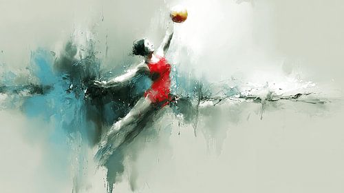 Sky Reach | Water Polo Player in Jump
