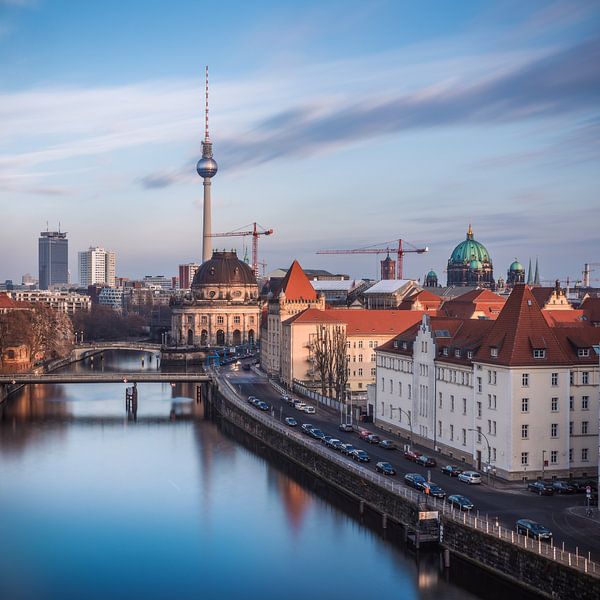 Berlin Skyline Museum Island by Jean Claude Castor