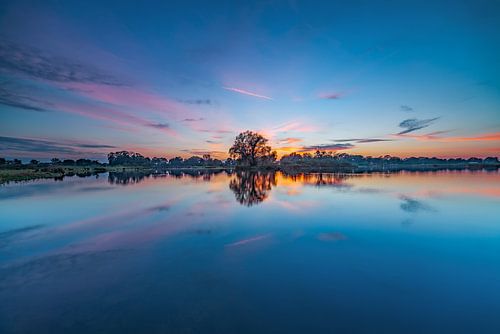 Zonsondergang natuurgebied Dakhorst