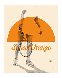 Sonnenuntergangsorange von Jenny Liz Rome
