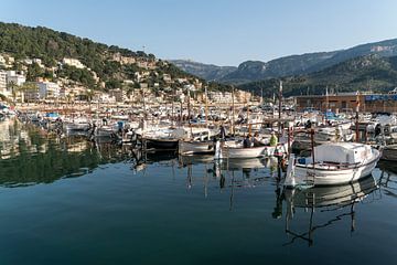 Port de Soller, Mallorca van Peter Schickert