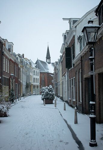 Utrecht in the Snow by Lucas De Jong