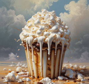Der Eiscreme-Himmel.