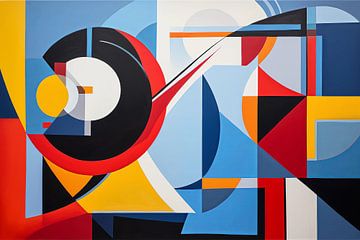 Abstract geometisch patronen van Richard Rijsdijk