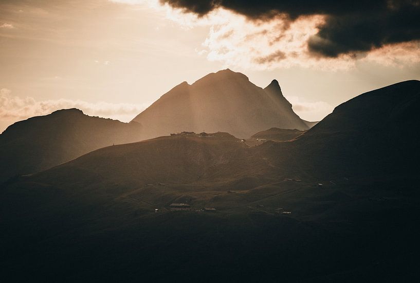 Sonnenuntergang in Grindelwald von Hidde Hageman