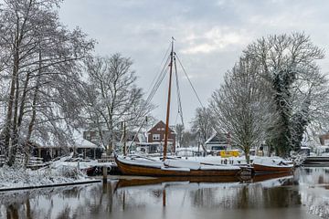 Winter rest on the Vaart by Jan Willem Oldenbeuving