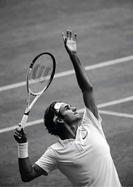 Präzision in Bewegung: Meisterwerk im Tennis von Randy Barbara