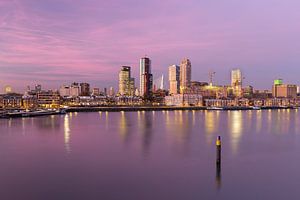 Uitzicht op kop van zuid van Prachtig Rotterdam