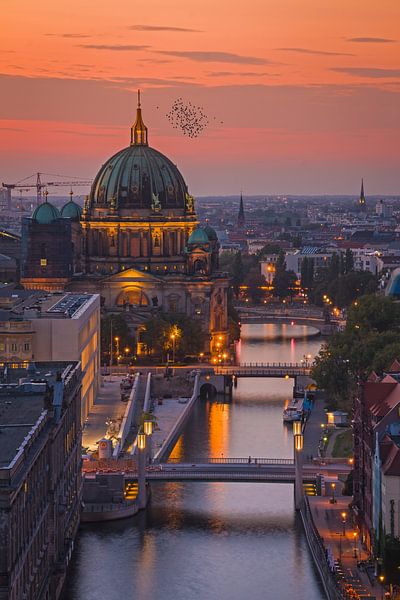 Berlijnse Dom aan de Spree van Heiko Lehmann