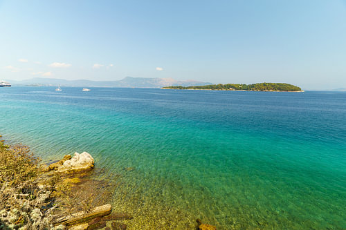 Turquoise baai bij Korfoe