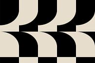 Moderne abstrakte minimalistische geometrische Retro-Formen in Weiß und Schwarz 7 von Dina Dankers Miniaturansicht