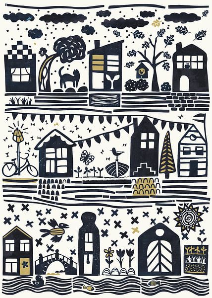 Dutch Village Vibes van Aribombari - Ariane Nijssen