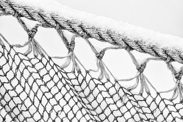 Close up visnet - Close up fishing net von Jurjen Veerman