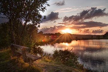 Navnsø | Sunset at the lake in Denmark