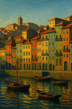 Porto's Gouden Gloed - Zonlicht over de Douro