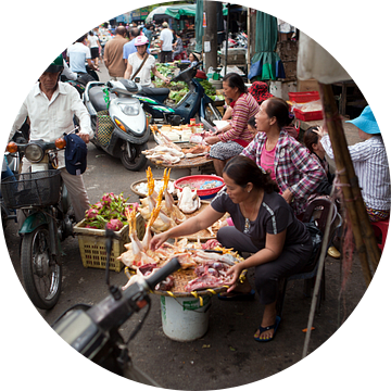Marktdag in Vietnam van t.ART