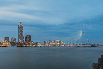 Sky line Rotterdam van Bill hobbyfotografie