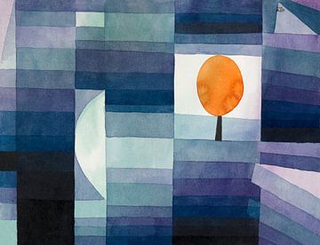 The Harbinger of Autumn (1922) door Paul Klee van Studio POPPY