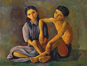 Moïse Kisling - Bruder und Schwester