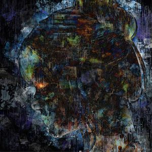 Abstract portret vrouw