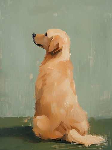 Porträt eines Golden Retrievers