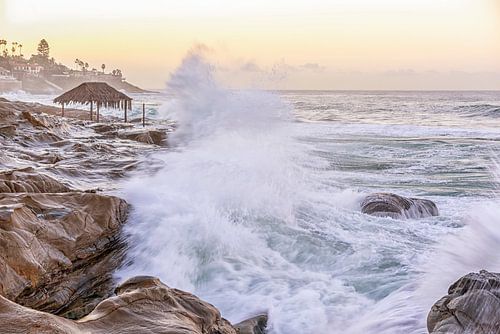 Surfen in de winter - La Jolla kust