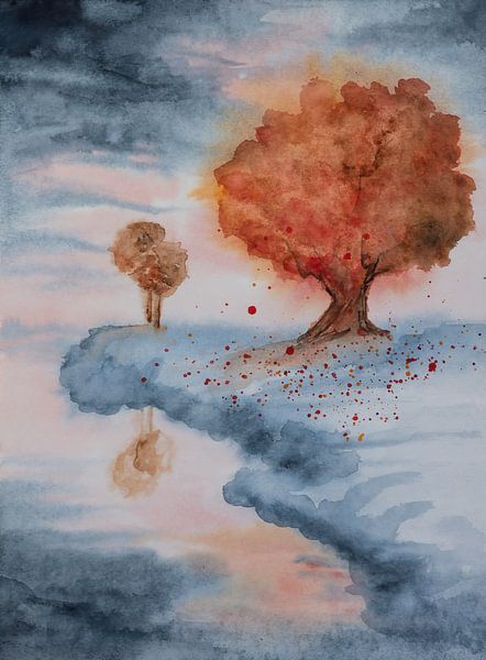 Aquarel part 27 van Tania Perneel