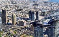 Vue aérienne de la ville de Dubaï par MPfoto71 Aperçu