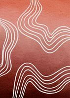 Timeless - abstract pattern old pink/coral/salmon