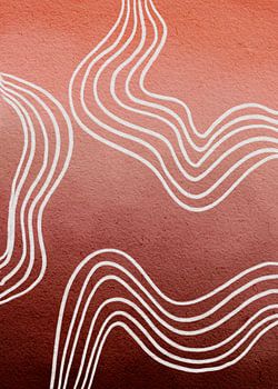 Timeless - abstraktes Muster altrosa/koralle/lachs