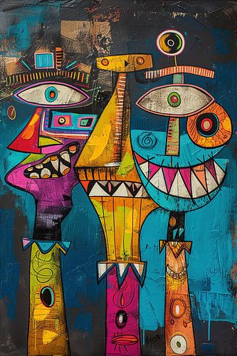 Peinture abstraite moderne de Picasso