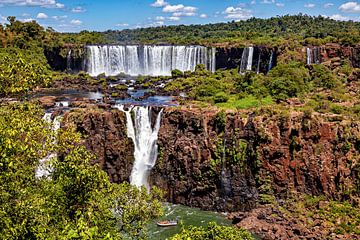 Die Iguazu Wasserfälle zwischen Argentinien und Brasilien