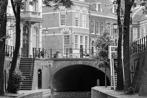 Zicht op Trans vanaf de Nieuwegracht Utrecht