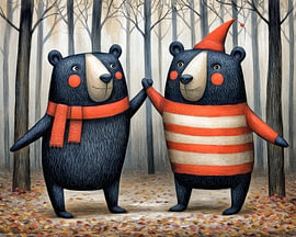 Crazy Bear Dance by Jutta Maria Pusl