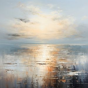 Reflektierende Landschaft | Licht auf Wasser