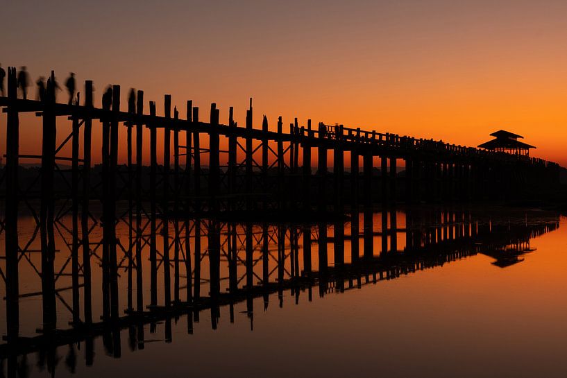 Le pont U-Bein au lever du soleil par Edwin Benschop