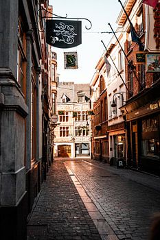 A quiet street in Brussels