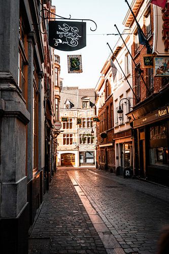 A quiet street in Brussels