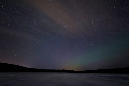 Lapland, touch of Northern Lights